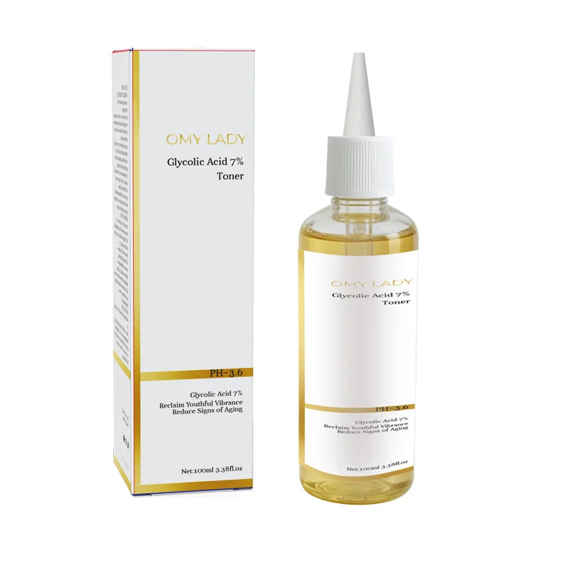 30% Glycolic Acid Oil Serum Anti-Wrinkle Whitening Anti-Aging Liquid Face Exfoliator 100ml Cruelty-Free for Women in Stock