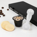 1 Set Reusable  OriginalLine Coffee Pods Double-Sided Tamper 27mm Paper Filters Compatible with K-Cups