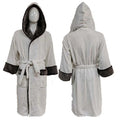 Custom Luxury Hotel Bathrobes Unisex Fluffy Ladies White Hooded Winter Pajamas for Men Women's Thick Bath Robes