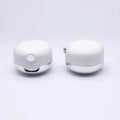 13g Silver White Round Empty Plastic Cream Jar With Flower Spatula Mirror for Skin Care Eye Cream Lip Brush Lip Gloss Box
