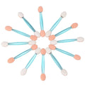 Single Travel Disposable Mini Eyeshadow Sponge Applicator Brushes Eye Shadow Makeup Double End Eyeshadow Brush