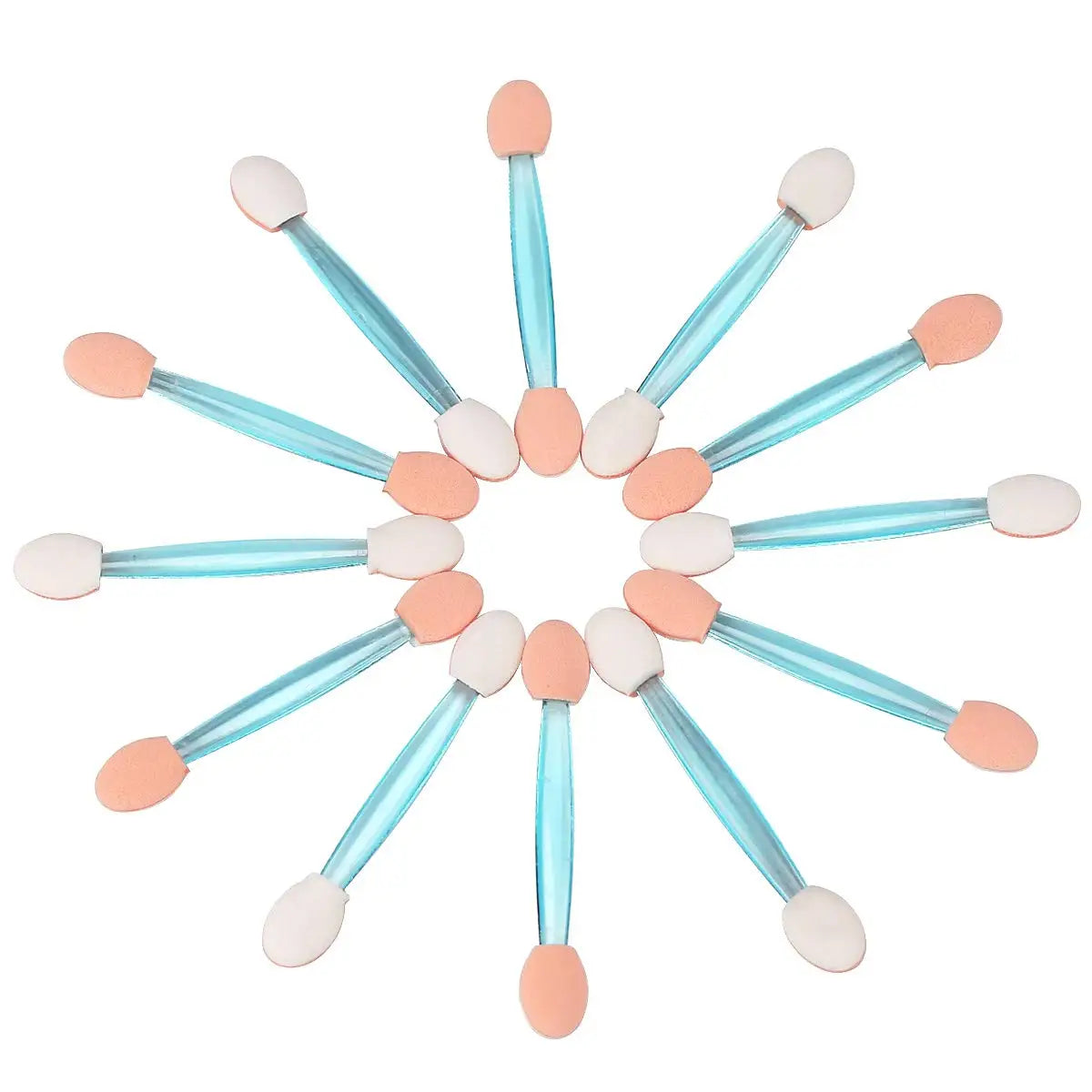 Single Travel Disposable Mini Eyeshadow Sponge Applicator Brushes Eye Shadow Makeup Double End Eyeshadow Brush