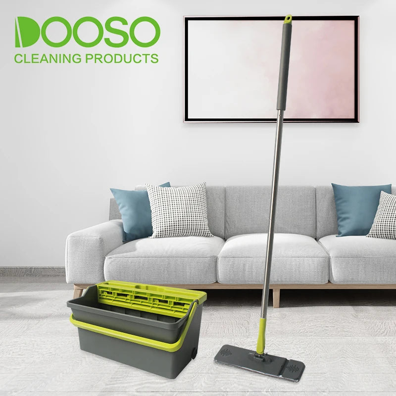 Home Cleaning Tools Smart Magic Mop Hand Free Flat Mop and Bucket Set Squeeze Mop