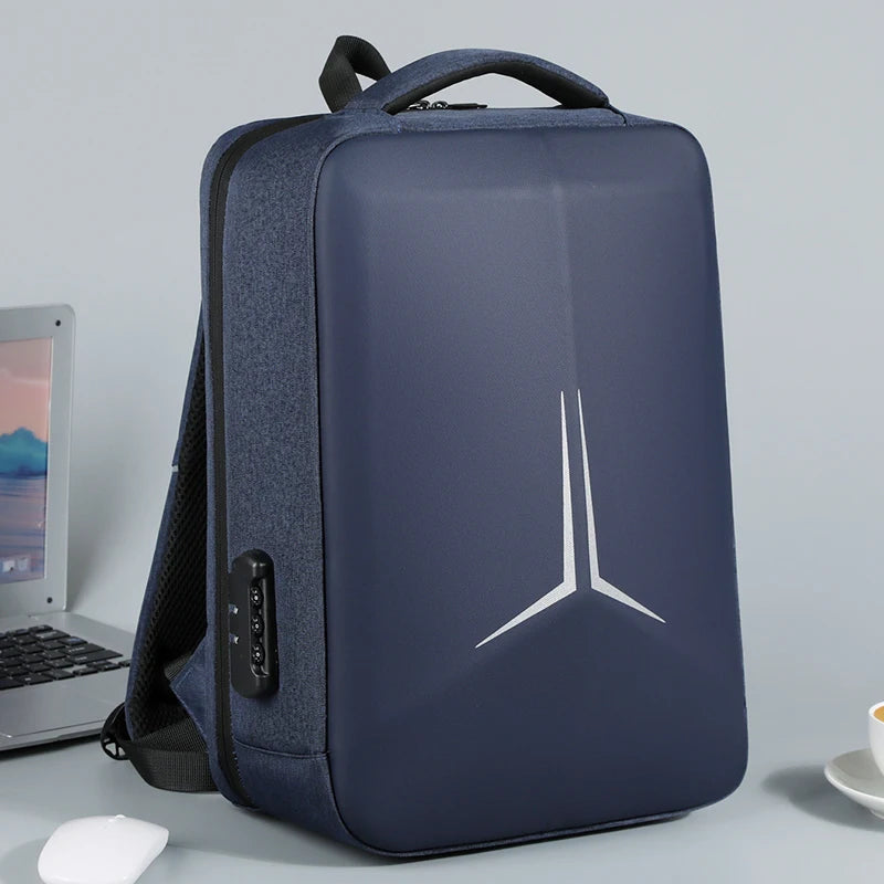 Marksman 2025 Large Capacity Leather Film Waterproof Zipper Students School Bags Fashion Slim Laptop Backpack