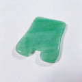 HY Green Aventurine Jade Crystal Concave Face Gua Sha Plate for Beauty