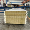 Factory Price Rock Wool Sandwich Panel Good Price Insulation Fireproof Colour Steel Polyurethane Edge Rock Wool Panel