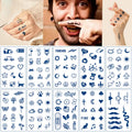 New Herbal Temporary Finger Tattoo Stickers Water Transfer Paper PET Film 10-15 Days Lasting Custom Logo Available CE Certified