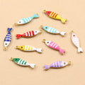 Fashion Jewelry Pendants Charms for Bracelet Earring Stainless Steel Enameled Pendant Jewelry Findings