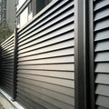 Customized Modern Style Intelligent Aluminum Sliding Fence Gate Automatic Outdoor Turing Gate