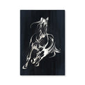 Custom Prints Modern Abstract Horse Print on Aluminum Artworks for Home Wall Art Decor