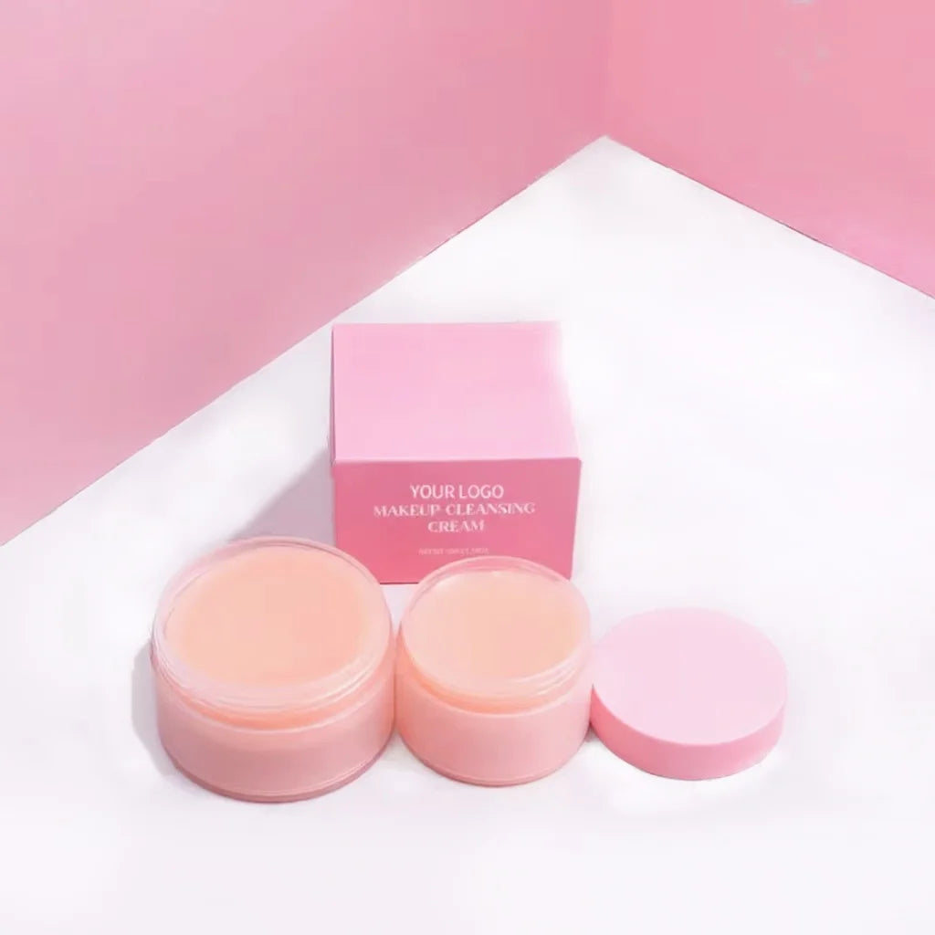 Private Label Skin Care Organic Vegan Face Lip Eye Makeup Deep Cleansing Cream Moisturizing  Makeup Removing Balm