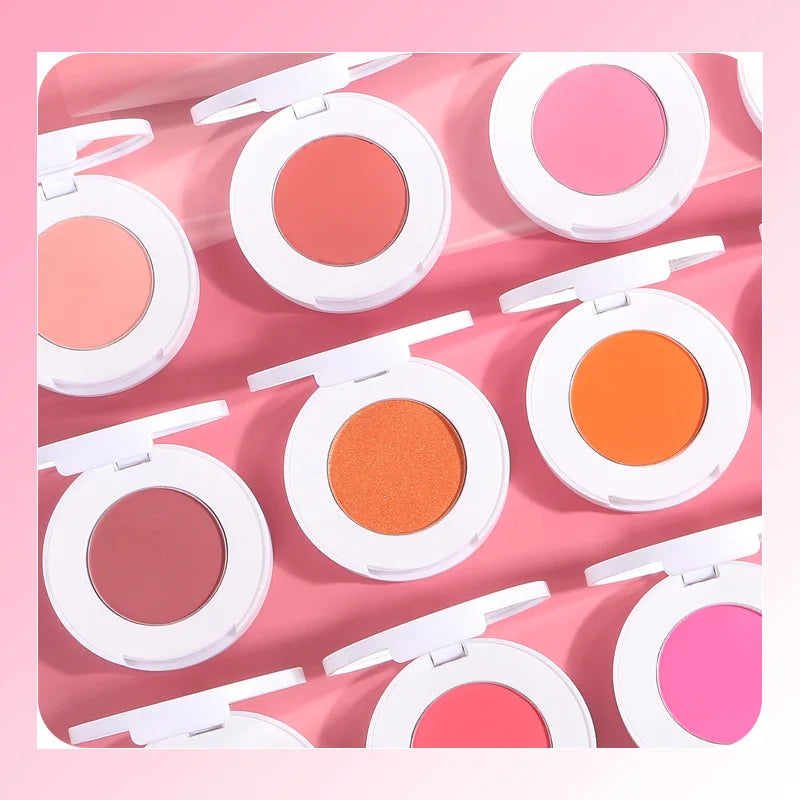 Powder Blush Packaging Custom Makeup Tool Box High Pigmented Private Label Blush Palette