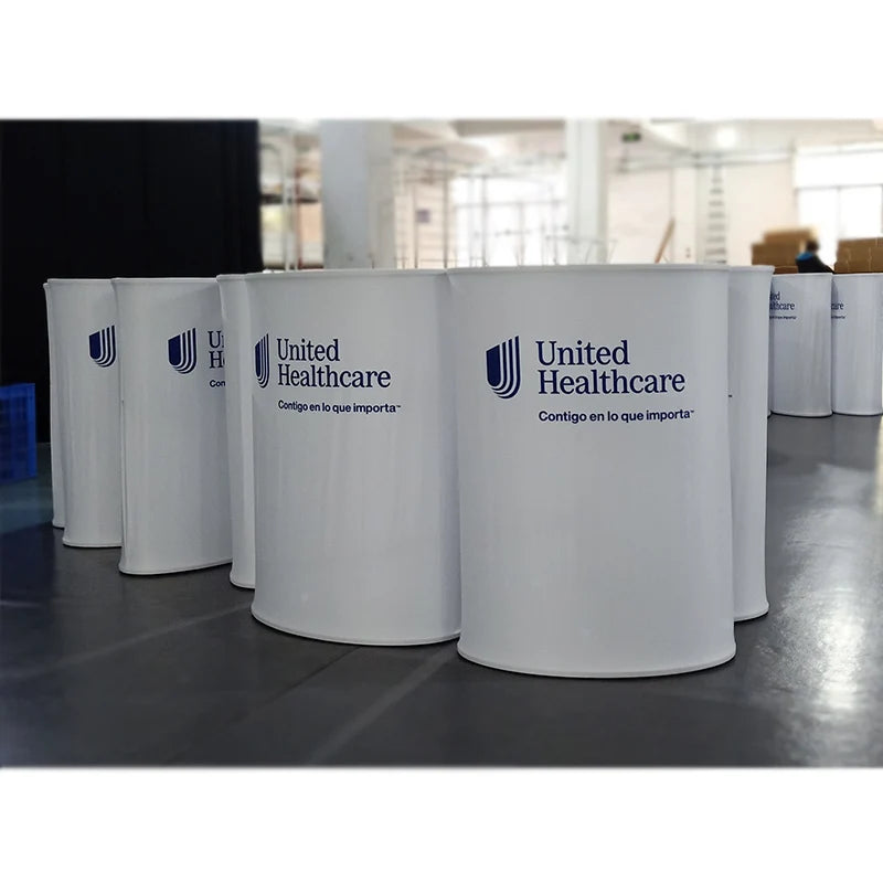 Custom Printed Pop up Table Tension Fabric Trade Show Pop up Table Fabric Fabric Pop up Counter Tops for Promotion
