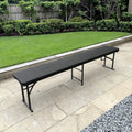 2025 NEW Hot Sale Barbecue Camping Modern Plastic Folding Long Bench for Long Chair Indoor and Outdoor Chair