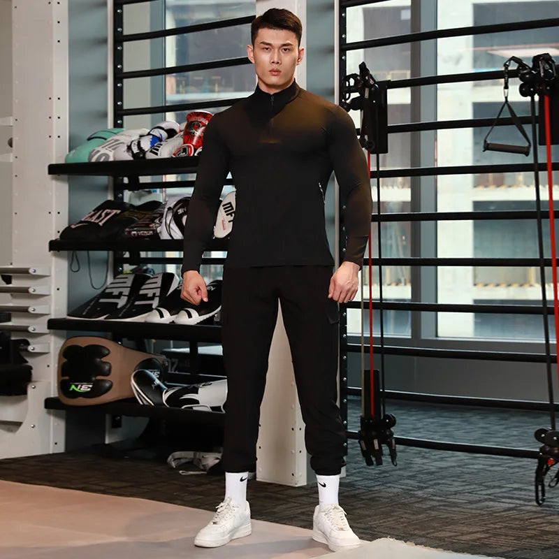 Custom Printed Jogging Sportswear Fitness Gym Tracksuit Sweat Suit for Men
