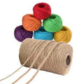 Wholesale All Size Gardening 100% Natural Sisal Twine Hemp Cord 3 Strands Twisted Jute Rope for Packaging