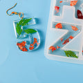 Custom Letter Number Alphabet DIY Silicone Casting Resin Molds Keychain Jewelry Pendant Silicone Resin Molds