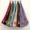 2023 Hot Sale Women's Vintage Hobo Handbags Mesh Flower Knitted Crochet Beach Tote Bag Two Handles Open Fashionable Spring