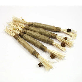 Silvervine Sticks Eco-Friendly Wood Cat Toys with Catnip for Teeth Cleaning and Kitten Teething