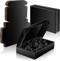 Custom logo Unique Mailer Packaging  Present Craft  Cardboard Hat  Black Shipping Boxes