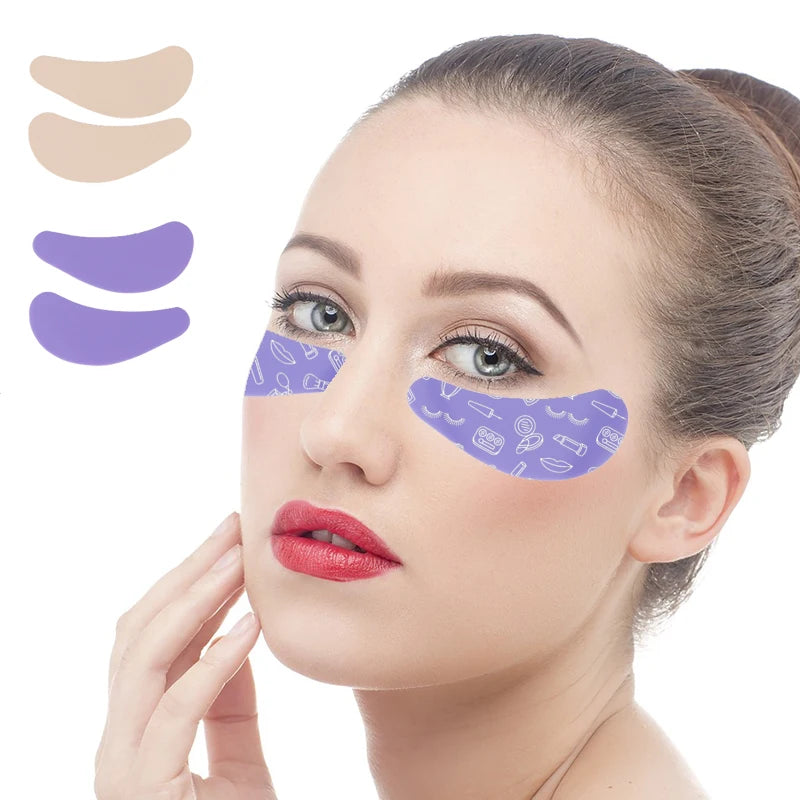 Custom logo Silicone Anti-Wrinkle Reusable Eye Patch Pads Moisturizing Under Eye Mask for Dark Circles