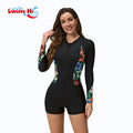 Sun Protection Long Sleeve Sublimation Printed Spandex Rashguard Women