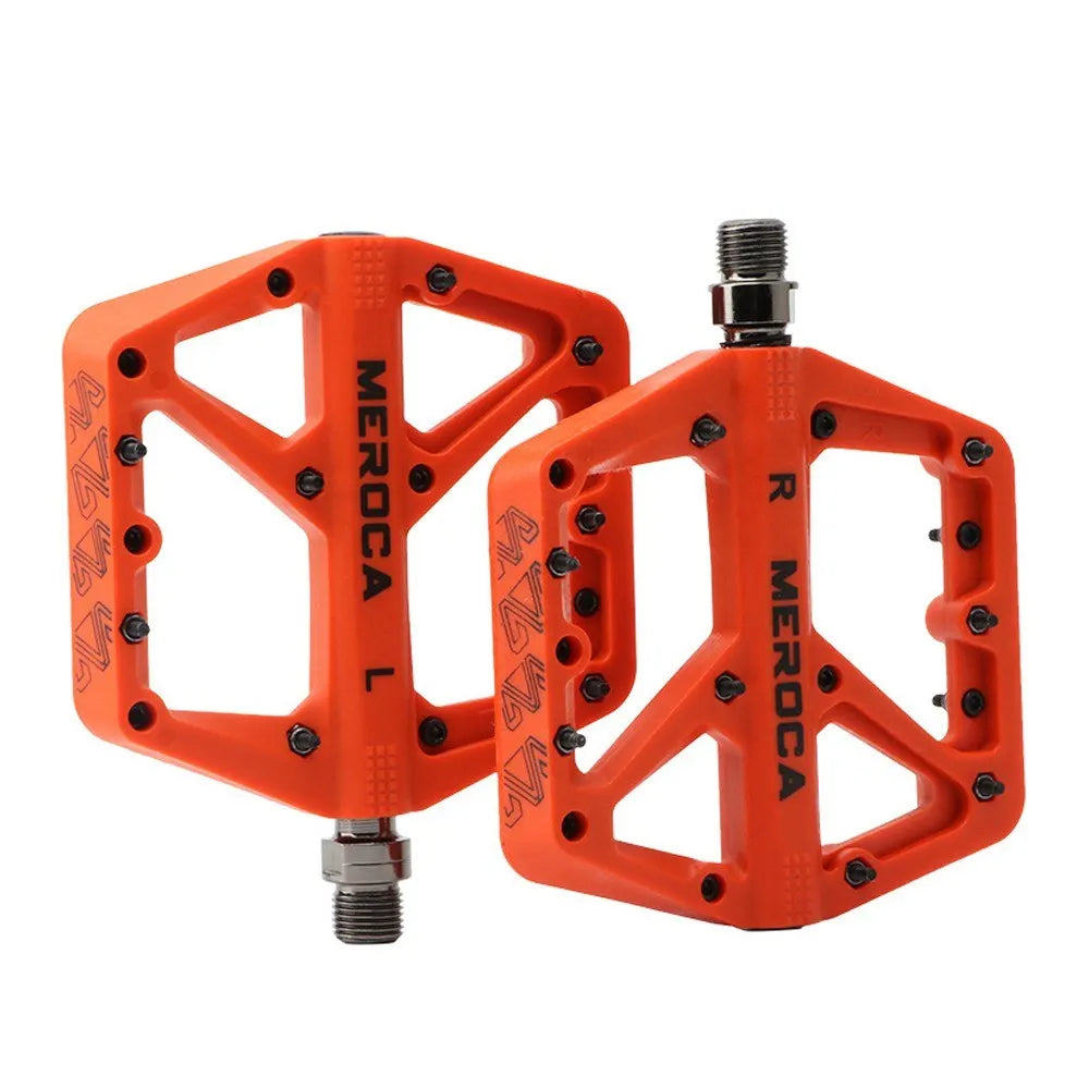 Ultralight Flat MTB Pedals Nylon Bicycle Mountain Bike Platform Pedals Cycling Pedals for Bicycle