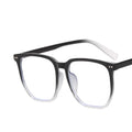 2024 TR90 Anti Blue Light Eyeglasses Frames Square Fashionable Optical Glasses