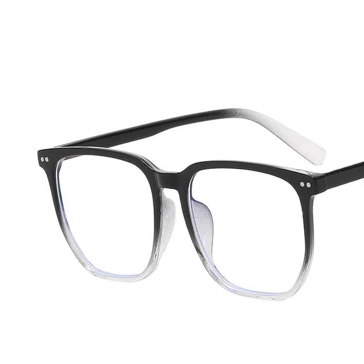 2024 TR90 Anti Blue Light Eyeglasses Frames Square Fashionable Optical Glasses