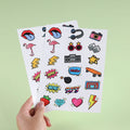 Eco Friendly Promotional Self Adhesive Waterproof Custom Printing Kiss Cut Vinyl Stickers Sheet for Decoration