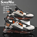Men's High Top Sneakers Breathable Athletic Sport Shoes for Casual Walking and Running Fashion Trainers for Spring and Summer
