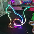 Party Home Room Decor Silicon Lamp Strip Flex Sign RGB  Cat Pattern  Sign Multi-color Neon Lights Decoration