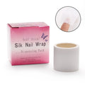 White UV Gel Building Fiber Self-Adhesive Strong Protection Extension Nail Repair Silk Wrap Fiberglass Sticker