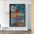 Islamic Allah Ayatul Kursi Canvas Poster Arabic Calligraphy Muslim Wall Art Quran Letter Painting Mural Living Room Decoration
