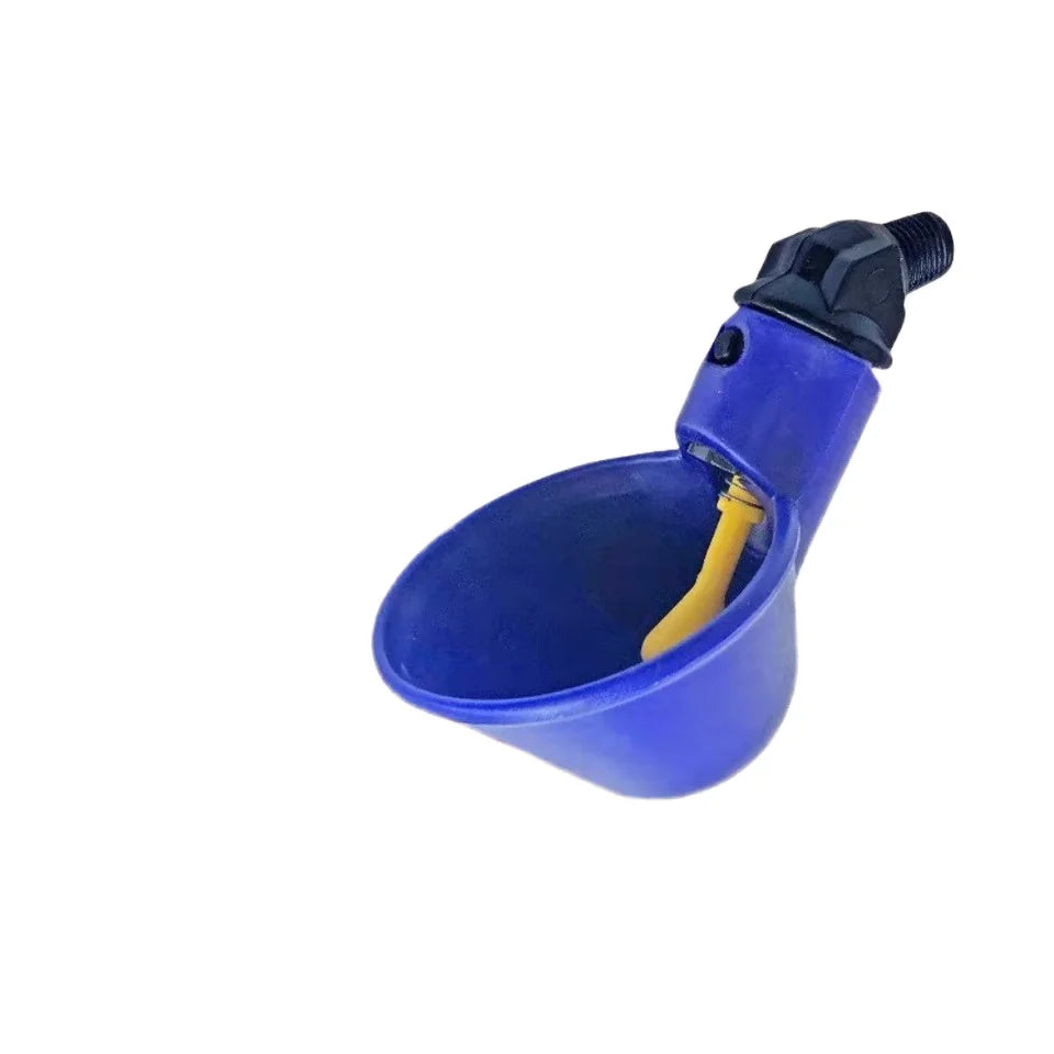 Newest Automatic Spring Valve Plastic Bird Drinkers Red and Blue for Pigeon Quail Chick Free Range Use Animal Cup Drinkers