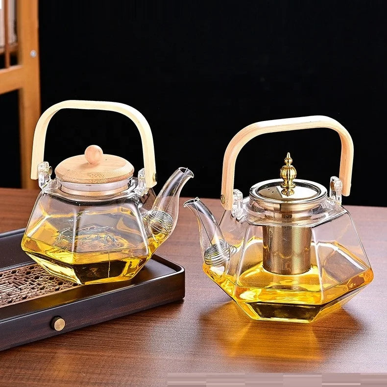 New Design Glass Teapot with Removable Infuser  Chinese Supplier