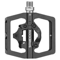 ROCKBROS Alloy Platform Pedal for MTB Cycle Road Bike SPD Parts Steel BMX Bearing Pedal Wellgo Bicycle Lock Pedal