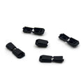 Factory Sale Good Quality Black POM Cord Locks MINI Cord End Drawstring Rope Lock Cord Clip End