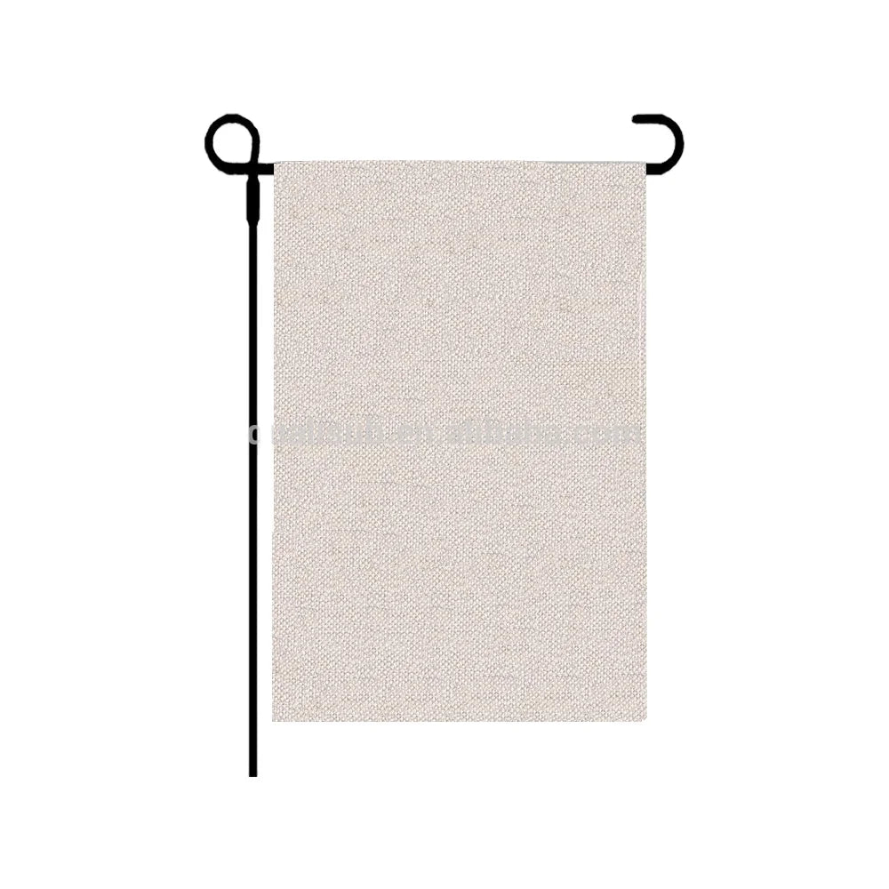 Qualisub Personalized Linen Garden Flag Sublimation Blanks Garden Flag Light Brown/brown/white Colors