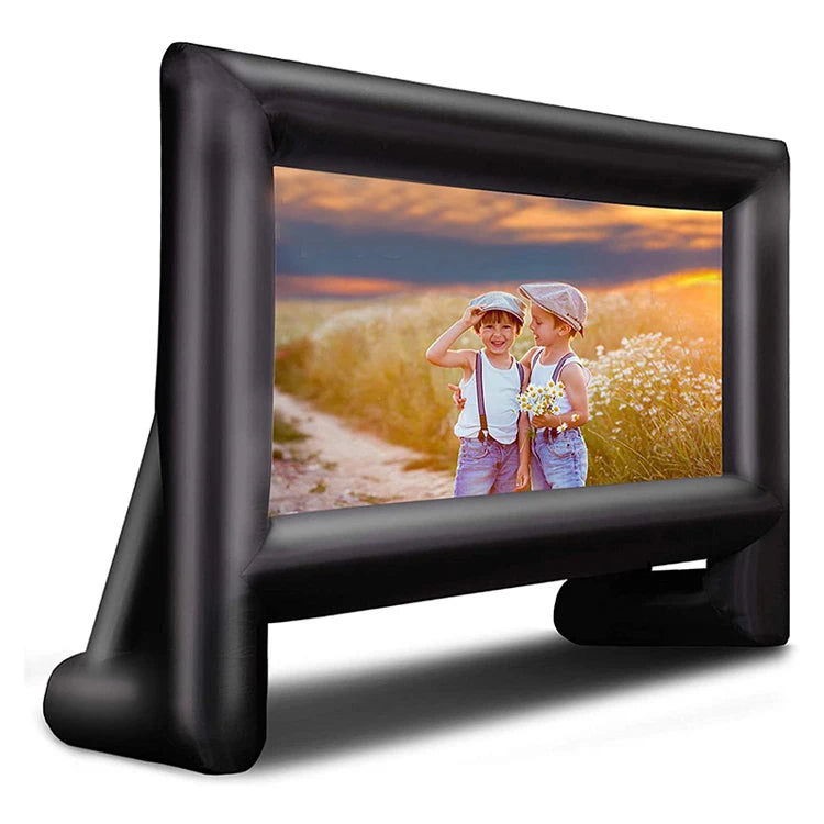Custom Portable Blow Cinema Screen Movie Theater Outdoor Dome Transparent Rear Inflatable Projection Screens Advertising PVC