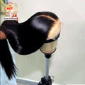 30 Inch Bone Straight Human Hair Lace Front Wigs 13x4 13x6 INDIAN HAIR Hd Lace Wigs Long Cuticle Algined Raw Peruvian Hair Wigs