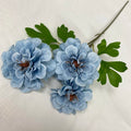 Multicolor- fog blue Flores Artificiales flower TZ peony for Wedding Decoration
