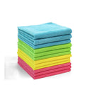 Premium 40x40 Microfibre Cloths 270gsm Quick-Dry and Compressed for Auto Detailing or Kitchen Use Knitted Edgeless Technique