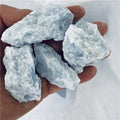 Natural natural crystal blue celestite raw rough stone tumble crystals healing stone