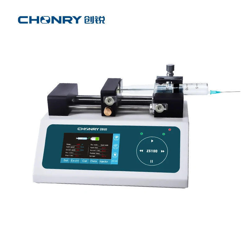 ZS100 Electric Syringe Pump with Stepper Motor 240V Peristaltic Pump Structure Multi-Channel OEM Supported
