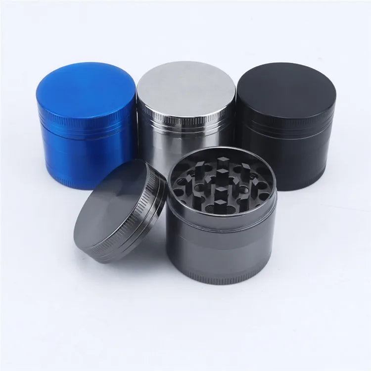 Large 2.5 Inch Stylish Herb Grinder Smoking Accessories 4 Piece Herb Spice Grinder