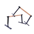 Fitness Push-ups Stands Workout Exercise High Steel Parallettes Wooden Push-ups Stands