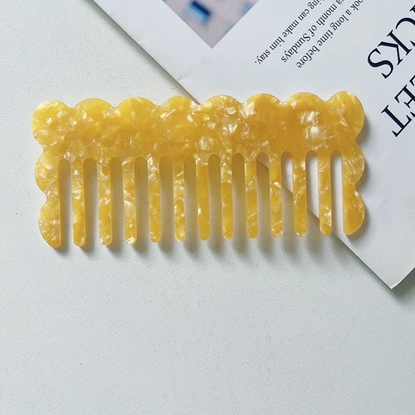2026 Wholesale Salon Custom Cartoon Static Hair Brush Plastic Wide Tooth Comb