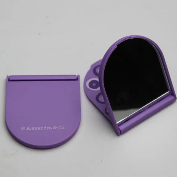 Custom Logo Make up Pocket Size Mini Single Sided Travel Handheld Mirror for Women