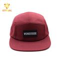 Unisex Dobby Oxford 5 Panel Snapback Sporty Leopard Camper Hat Custom Nylon Breathable Waterproof
